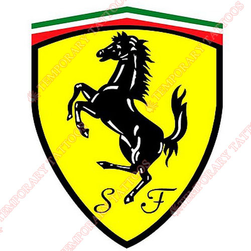 Ferrari Customize Temporary Tattoos Stickers NO.2044